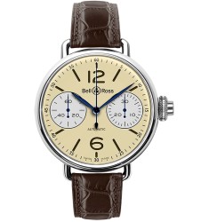 Bell & Ross Vintage Mens Watch Replica WW1 Chronograph Monopoussoir